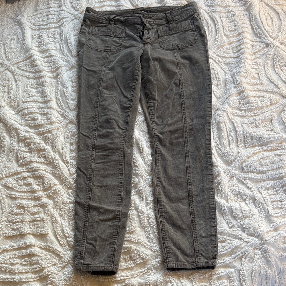 Prana Women's Skinny Jeans in Olive Green